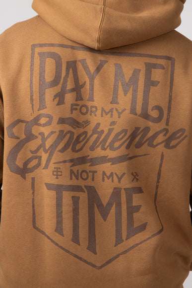 Troll Co. Pay Me Hoodie for Men in Saddle