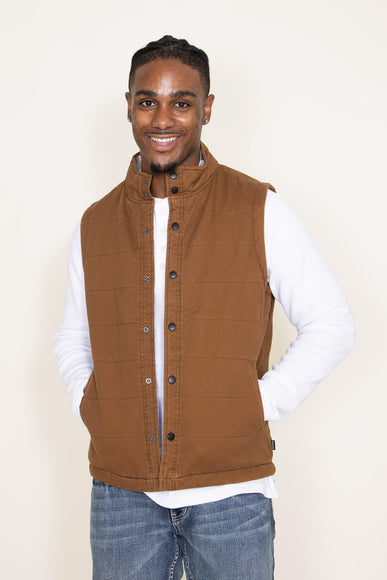 Union Canyon Vest for Men in Tan Brown