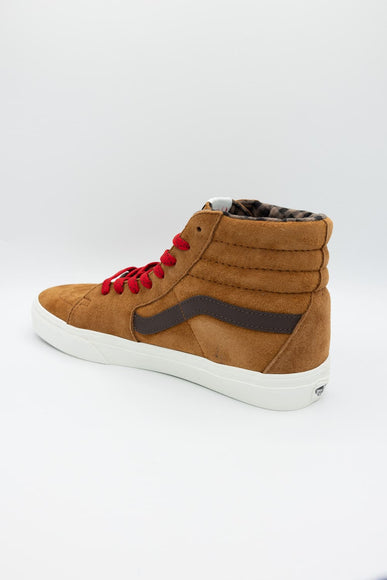 Vans Sk8 Hi Pig Suede Sneakers in Ginger