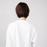 1897 Active Embroidered Bow Fleece Sweatshirt for Women in Ivory