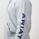 Ariat Rebar Graphic Hoodie for Men in Grey Heather