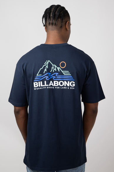 Billabong Wilderness T-Shirt for Men in Navy