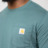 Carhartt Force Relaxed Fit Midweight Pocket T-Shirt for Men in Frosted Balsam