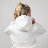 Carhartt Logo Sleeve Midweight Hoodie for Women in White