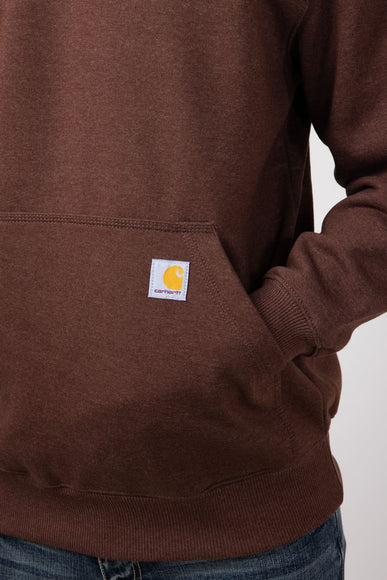 Carhartt Loose Fit Rain Defender Quarter Zip for Men in Mocha