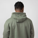 Carhartt Rain Defender Loose Fit Midweight Logo Graphic Sweatshirt for Men in Dusty Olive