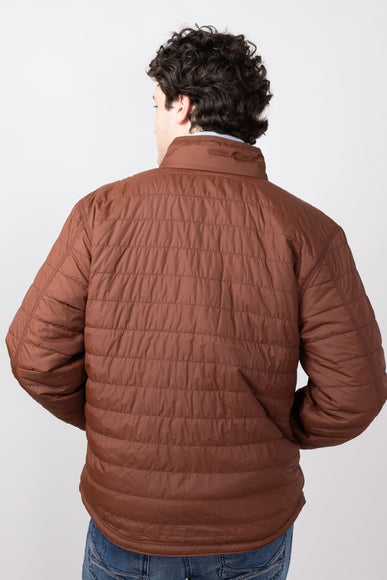 Carhartt Rain Defender Insulated Rain Jacket for Men in Mocha