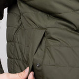 Carhartt Rain Defender Insulated Rain Jacket for Men in Moss