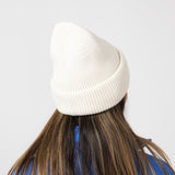 Carhartt Rib Knit Beanie in Oat Milk