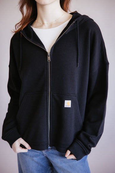 Carhartt Tencel Loose Fit Full Zip Jacket for Women in Black