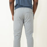 Copper & Oak Elastic File Tech Jogger Pants for Men in Light Grey 