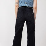 Hidden Tracey Wide Straight Jeans for Women in Black