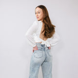 Judy Blue High Rise Retro Wide Leg Jeans for Women