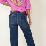 Judy Blue High Rise Wide Leg Cargo Jeans for Women