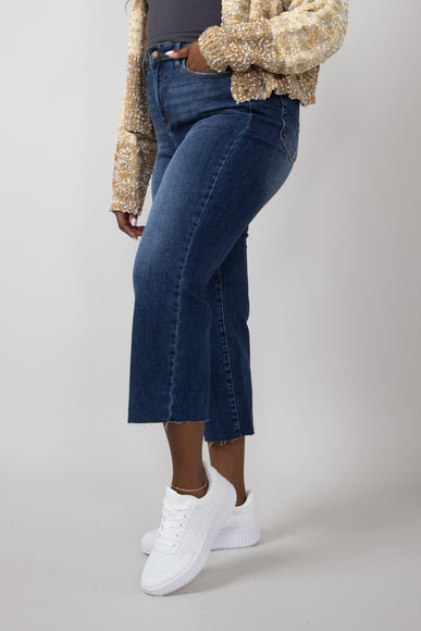 Judy Blue High Rise Wide Leg Cropped Jeans for Women