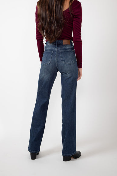 Judy Blue Mid Rise Classic Straight Jeans for Women 