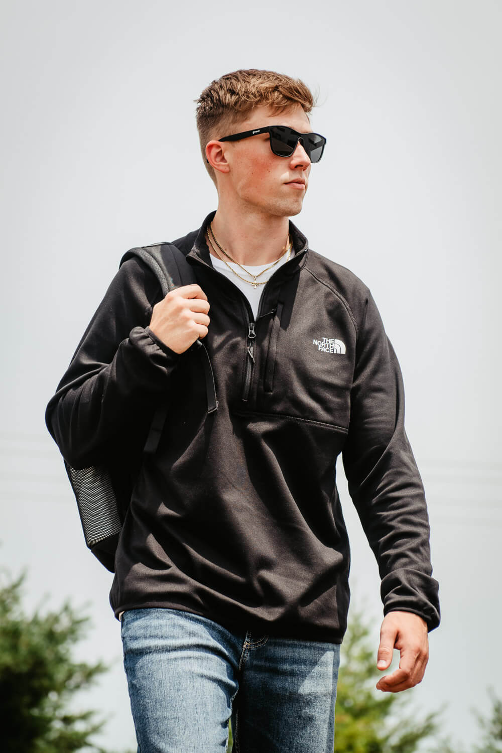 The North Face Canyonlands Half Zip for Men in Black