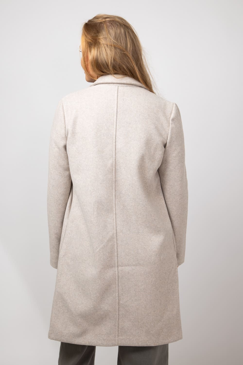 Oatmeal wool coat womens best sale