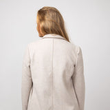 Love Tree Long Coat for Women in Oatmeal