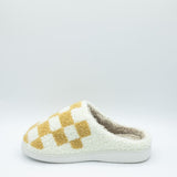 MIA Checker Slippers for Women in Oatmeal