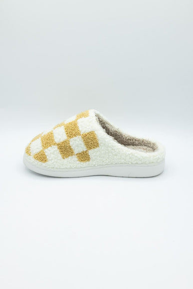 MIA Checker Slippers for Women in Oatmeal