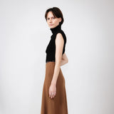 Mustard Seed Knit Maxi Skirt for Women in Peanut