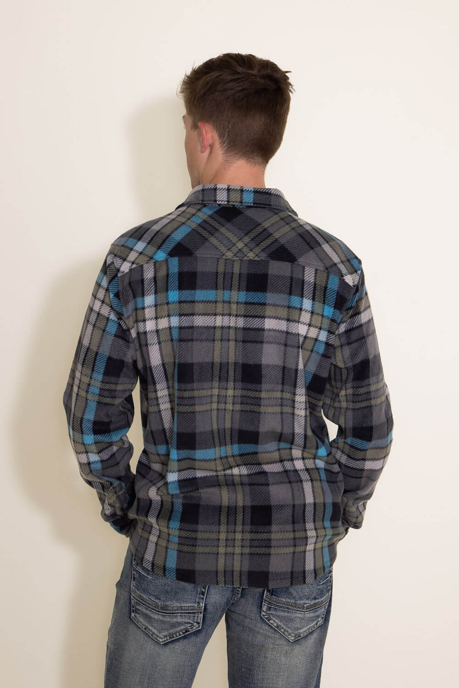 O'Neill Clothing Glacier Plaid Superfleece Shirt Jacket for Men in Gre –  Glik's