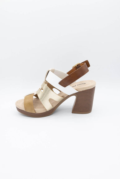 Pierre Dumas Morgen Wedges for Women in Gold