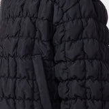 Quilted Puffer Jacket for Women in Black