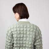 Quilted Puffer Jacket for Women in Sage