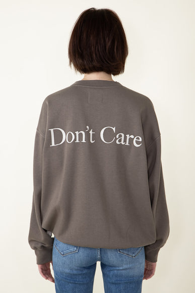 1897 Active Don’t Know Don’t Care Sweatshirt for Women in Beige Fossil