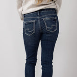 Silver Jeans Mid Rise Girlfriend Jeans for Women