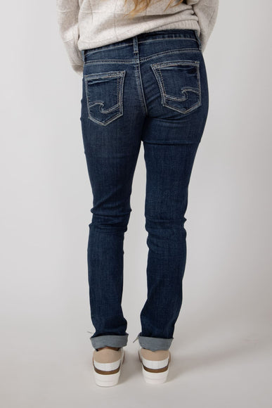 Silver Jeans Mid Rise Girlfriend Jeans for Women