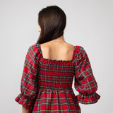 Simply Southern Holiday Dress for Women in Plaid