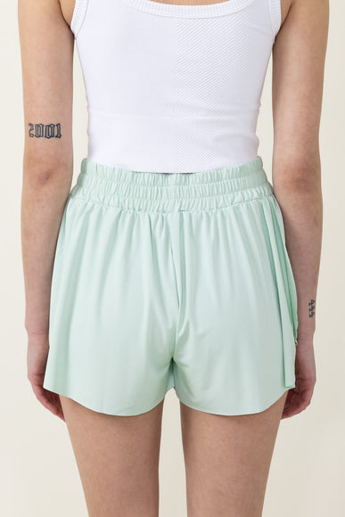 Simply Southern Running Shorts for Women in Mint