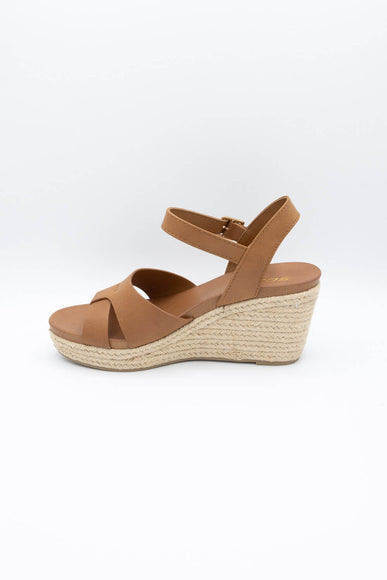 Soda Front Rope Wedges for Women in Brown