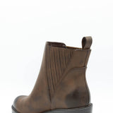 Soda Wisely Lug Booties for Women in Brown