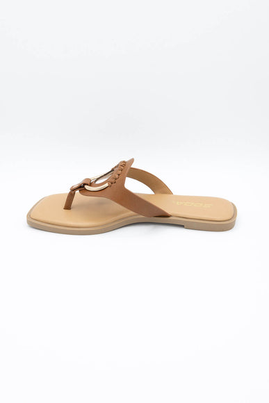 Soda Sedric Sandals for Women in Tan