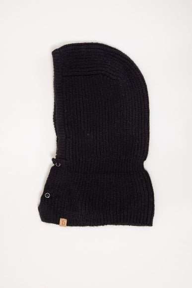 Knit Sweater Balaclava in Black