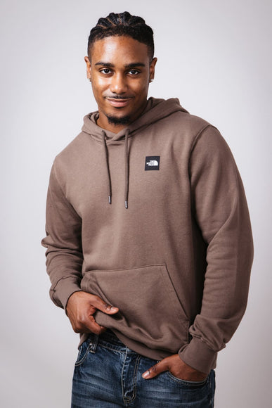 The North Face Box Logo Hoodie for Men in Brown