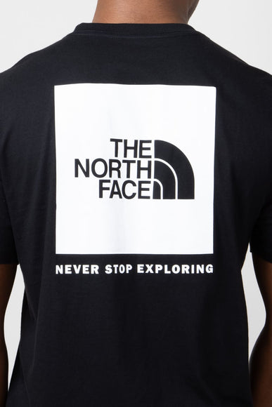 The North Face Box Logo T-Shirt for Men in Black