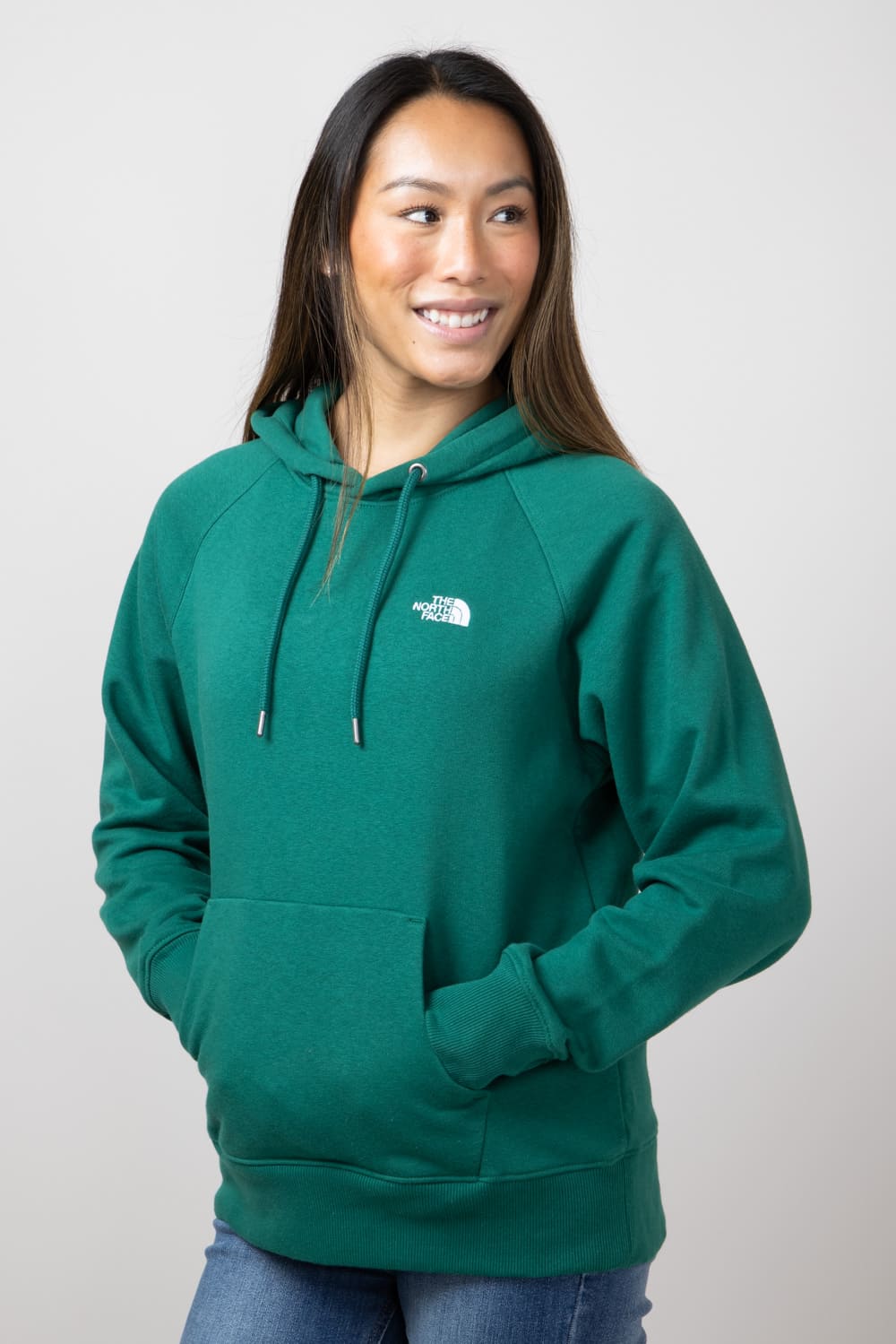 The North Face Evolution Hoodie for Women in Evergreen NF0A88ZW NL1 Glik s