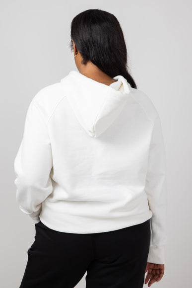 The North Face Evolution Hoodie for Women in White Dune