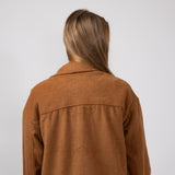 Thread & Supply Woven Shacket for Women in Brown