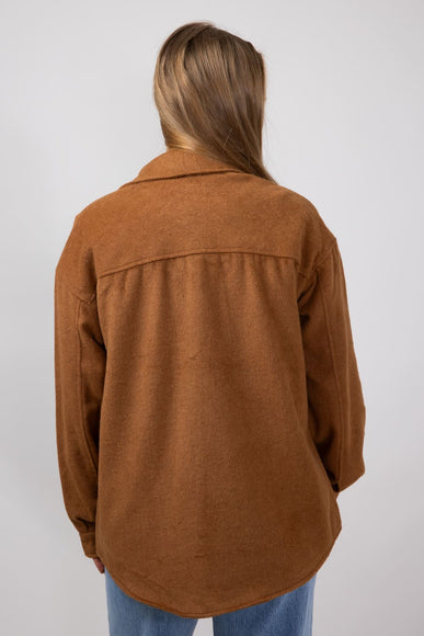 Thread & Supply Woven Shacket for Women in Brown