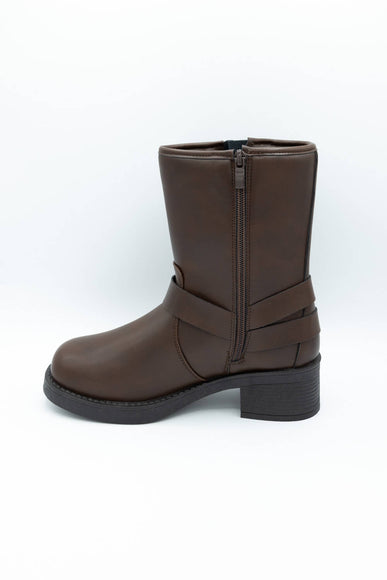 Top Moda Irene Booties for Women in Brown