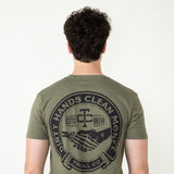 Troll Co Haggler T-Shirt for Men in Military Green