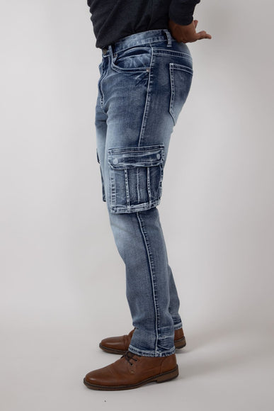 True Luck Fallon Cargo Straight Jeans for Men