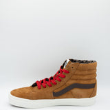 Vans Sk8 Hi Pig Suede Sneakers in Ginger