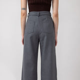 Wishlist Pleated Trouser Pants for Women in Charcoal